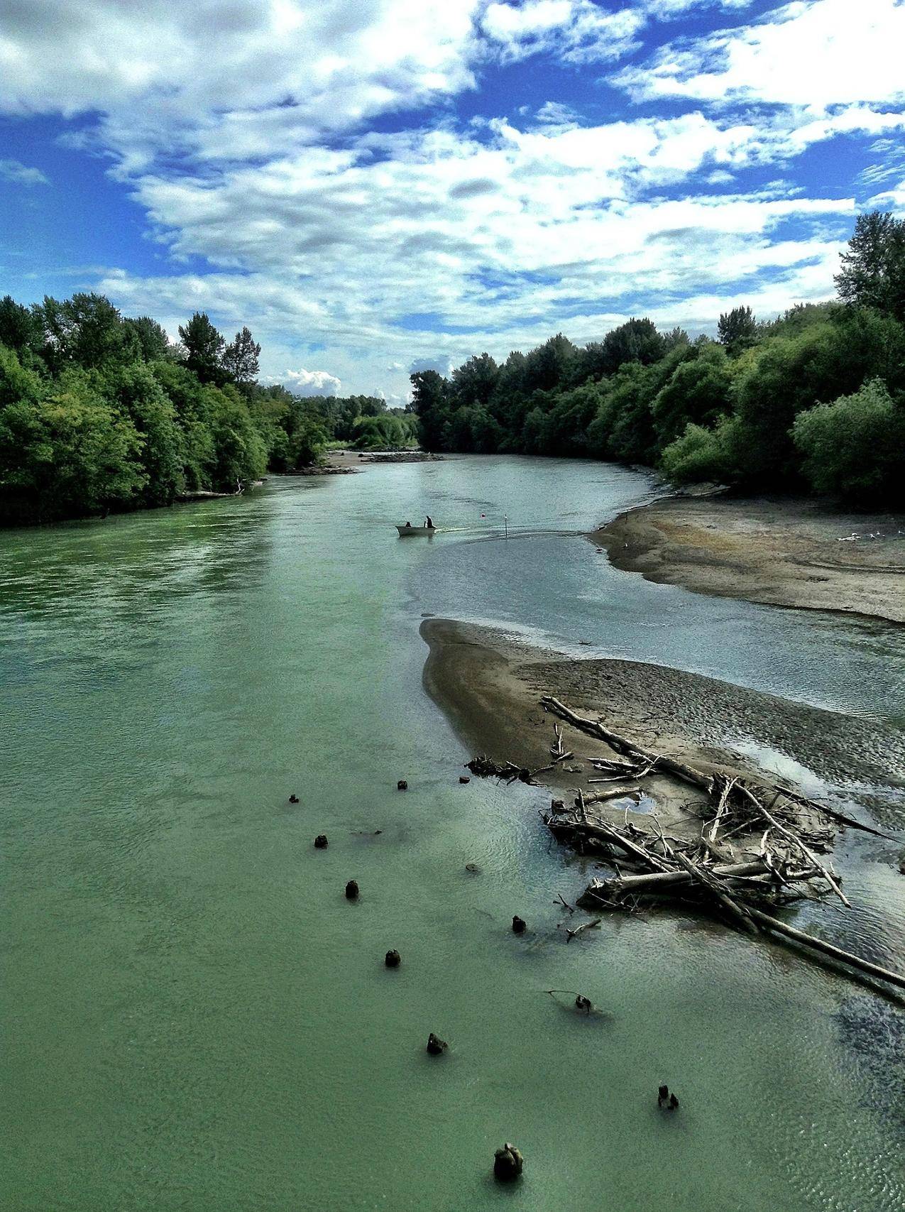 河流自然景观高清图片