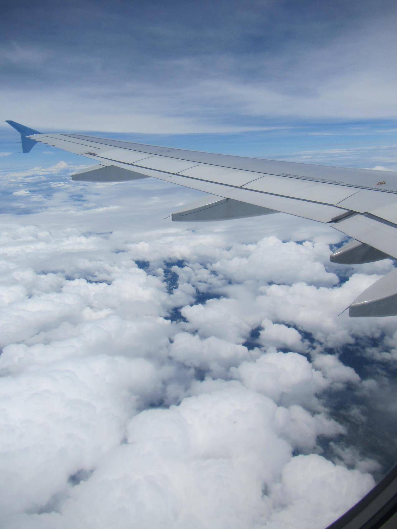飞机上看云海云层高清壁纸-千叶网