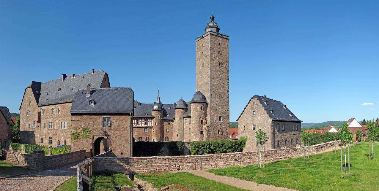 德国黑森城堡建筑图片