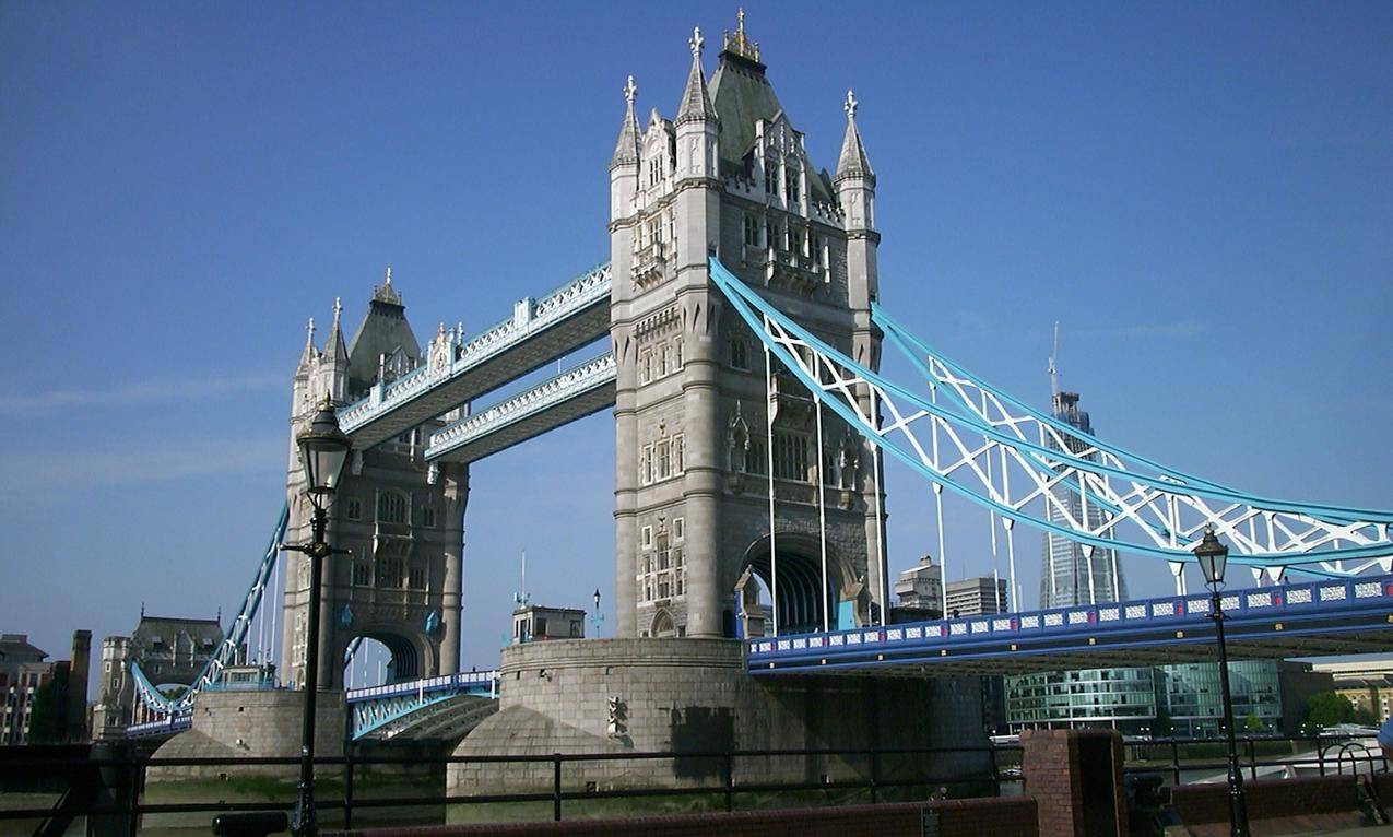 英国伦敦塔桥高清图片