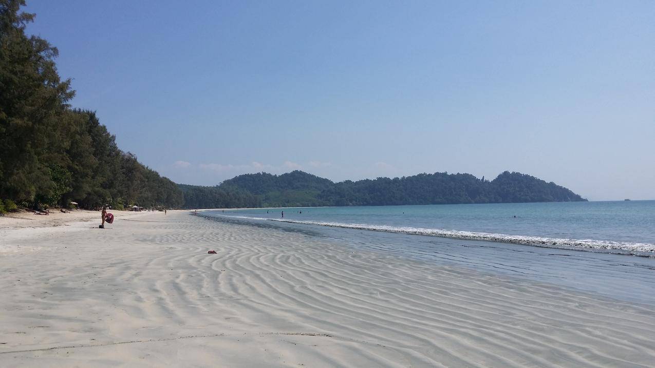 泰国高帕耶曼马克的大海海滩风景图片