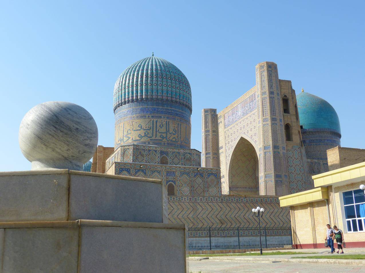乌兹别克斯坦撒马尔罕圆顶清真寺建筑