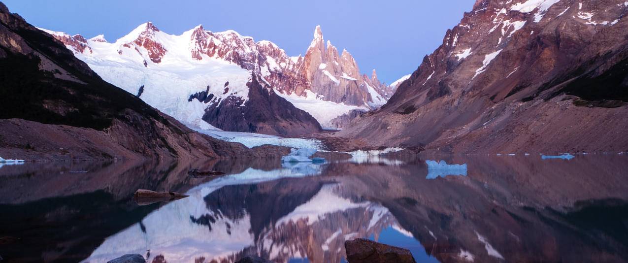 阿根廷巴塔哥尼亚地区国家公园,Cerro,Torre峰3440x1440壁纸