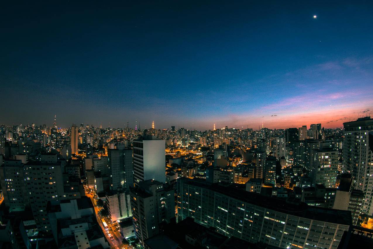 城市,黎明,天空,日落的cc0可商用图片