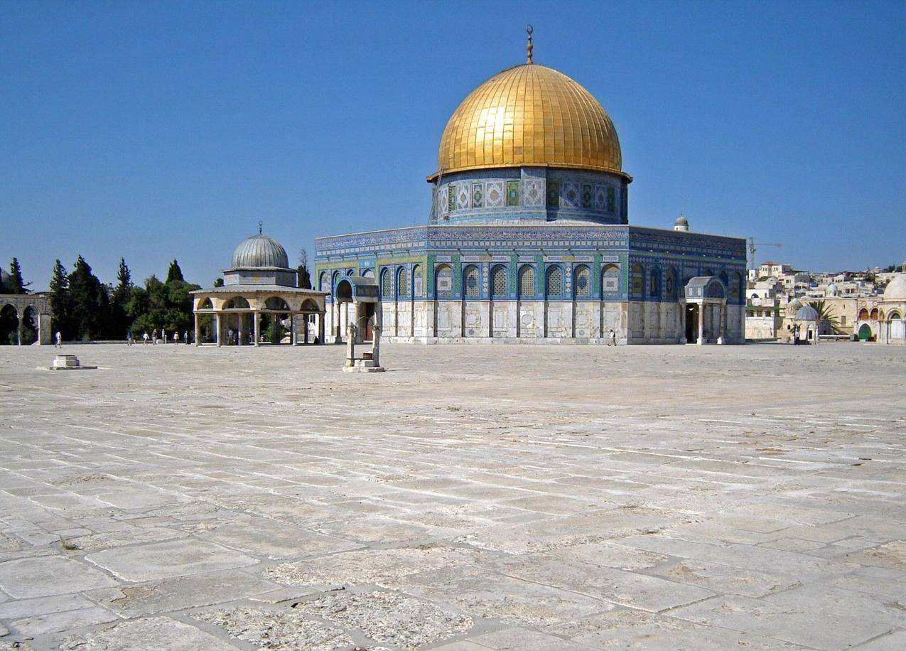耶路撒冷的圆顶清真寺建筑