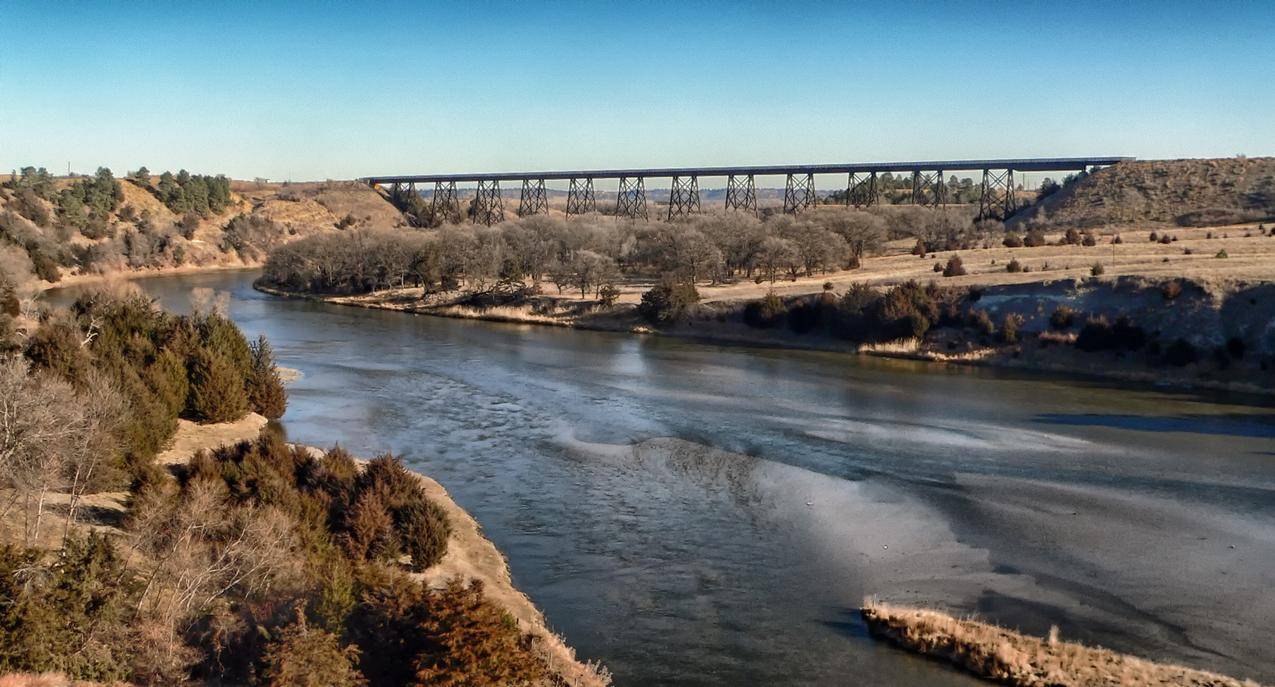 内布拉斯加州的河流与桥梁图片