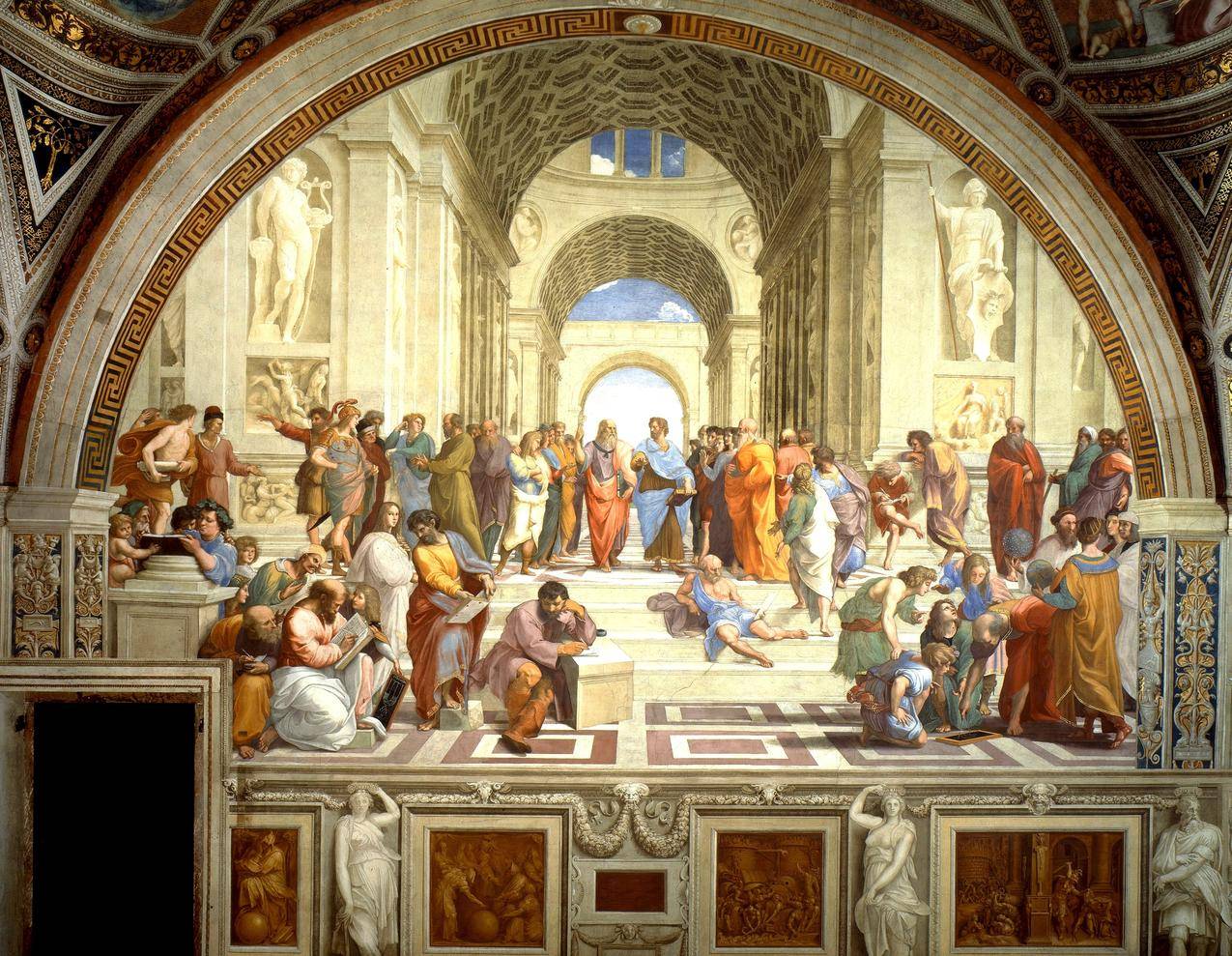拉斐尔壁画雅典学院