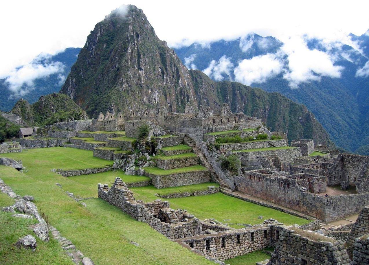 秘鲁马丘比丘古城遗址图片