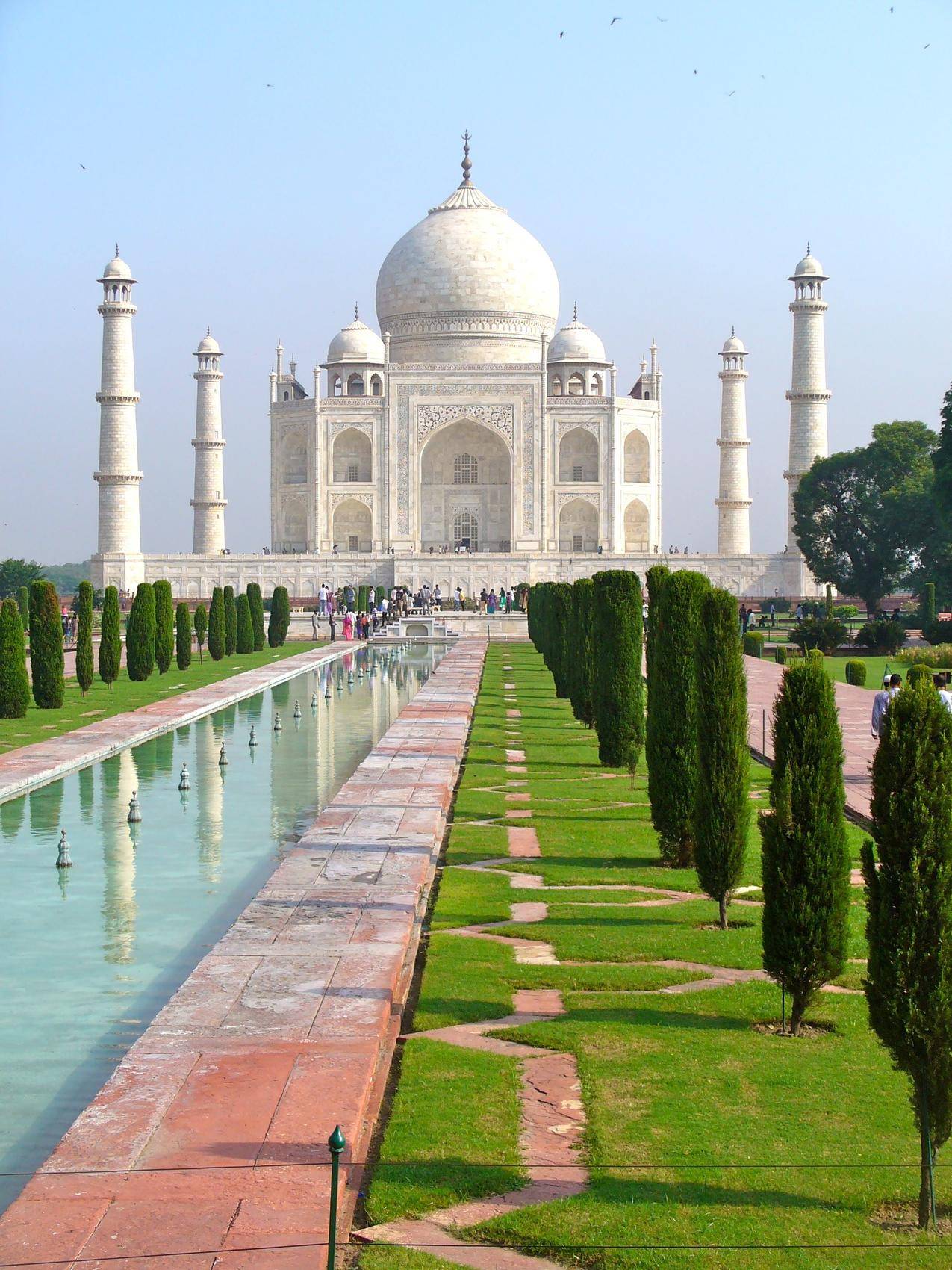 印度泰姬陵建筑高清图片