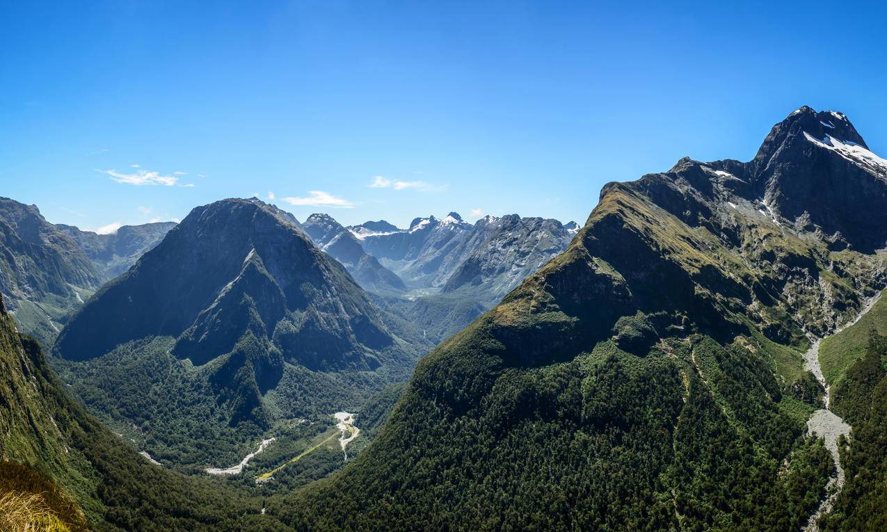 新西兰山谷4K风景壁纸