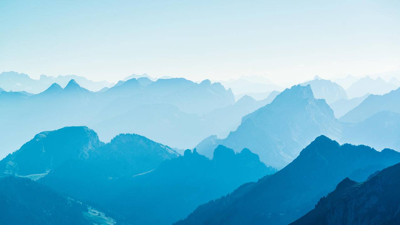 阿尔卑斯山顶4K风景壁纸