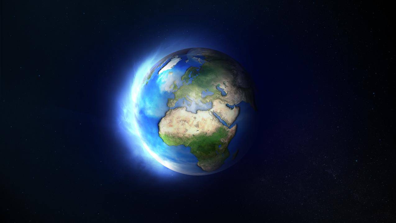 地球,行星,环球,空间,宇宙,蓝色星球4K壁纸