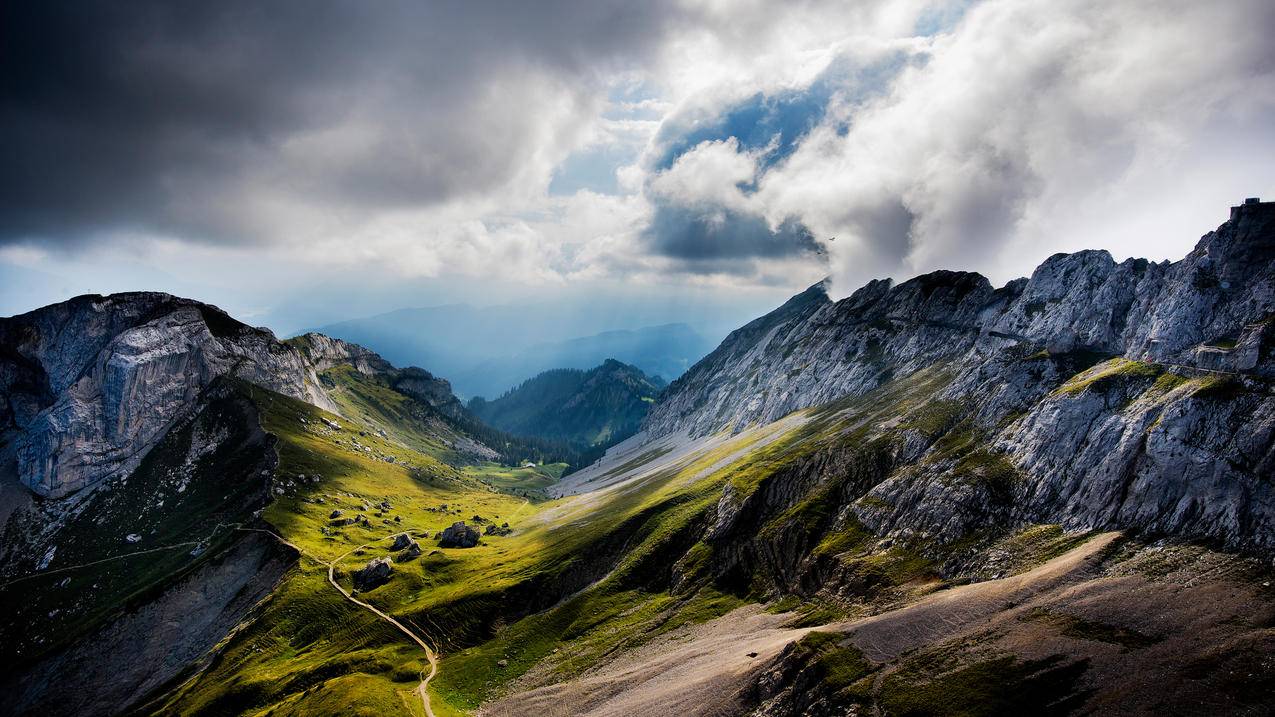 瑞士皮拉图斯山4k风景壁纸 千叶网