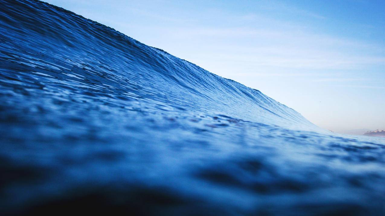 大海,蔚蓝的海水,超清壁纸