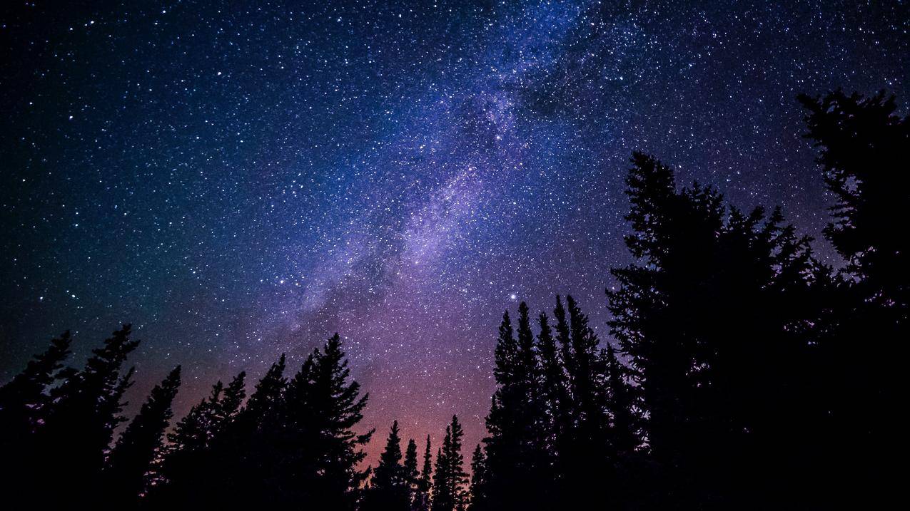 美丽夜空,星空风景4K壁纸