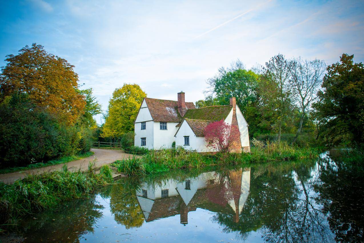 英格兰,英国,英吉利,农村,乡村,河,4K风景图片