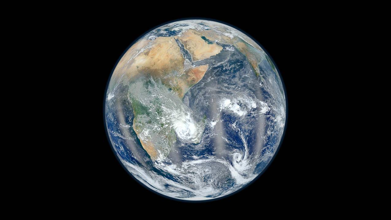 东半球,作者,NASA,4K壁纸