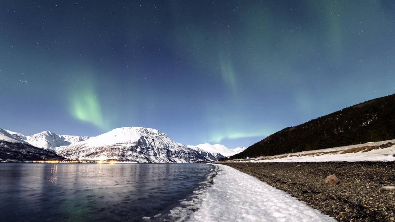 挪威的北极光4K风景壁纸