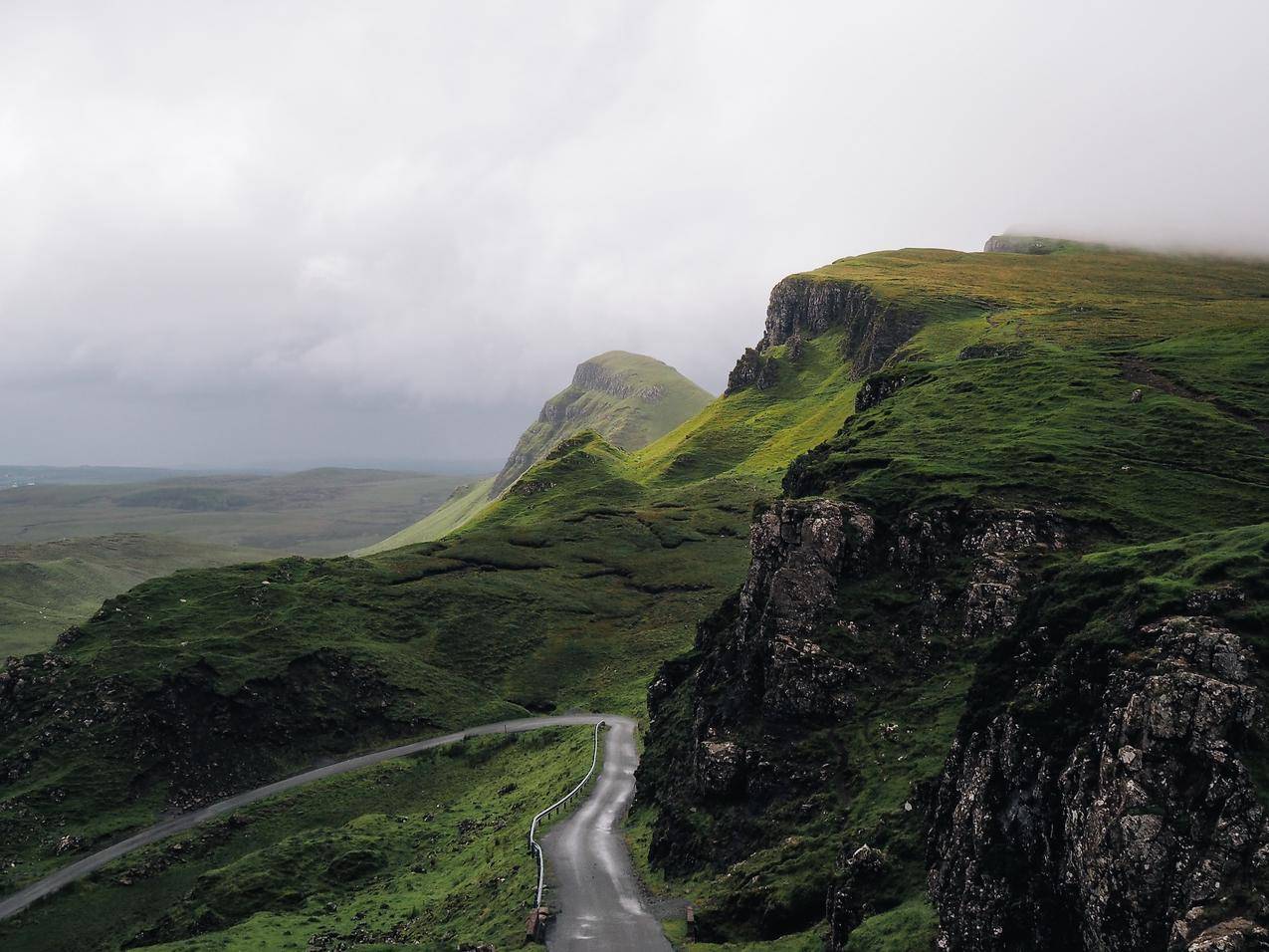 道路,登山者照片,4K风景壁纸