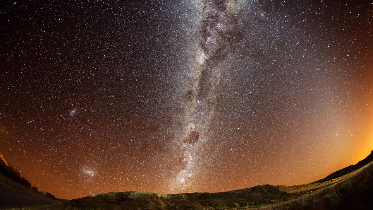 阿根廷,银河系,恒星,麦哲伦星云4K壁纸