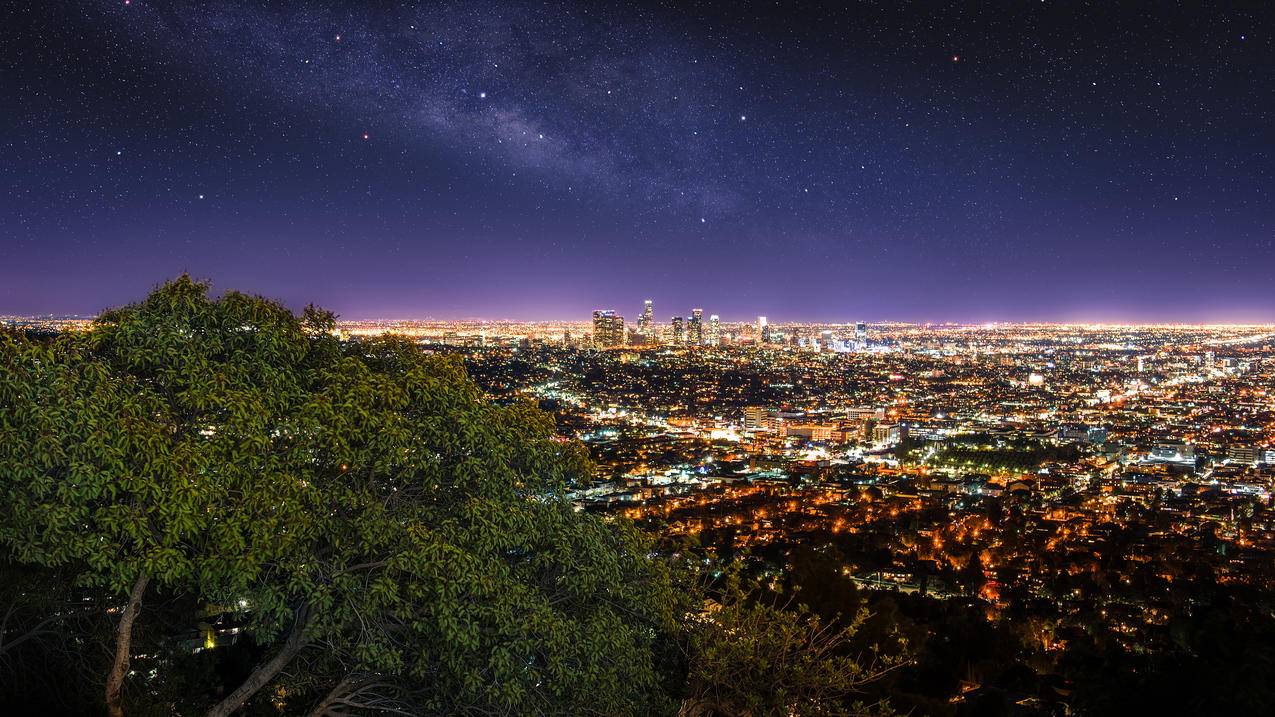 洛杉矶夜景4K壁纸