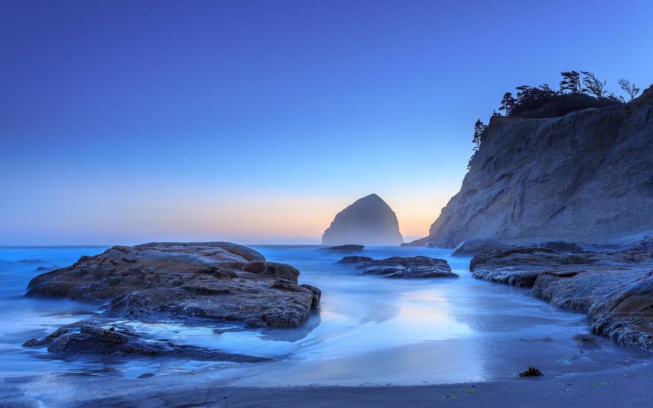 俄勒冈州,太平洋城的日落,作者,jdphotopdx,4K风景壁纸,3840x2