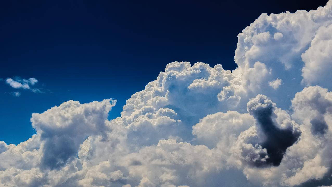 云,积云,天空,自然,光,4K风景壁纸