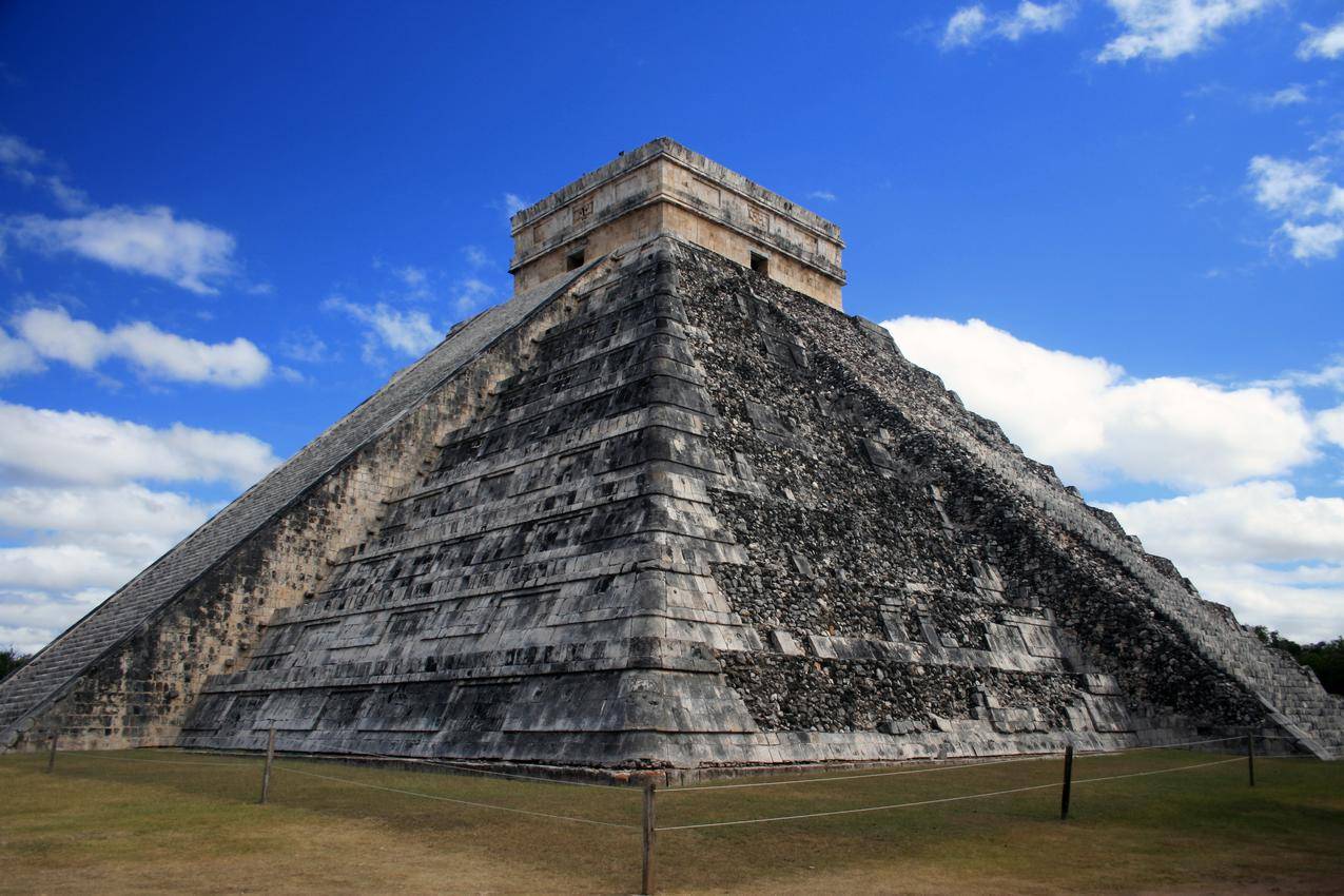 金字塔,玛雅,古代,墨西哥,纪念碑,4K壁纸