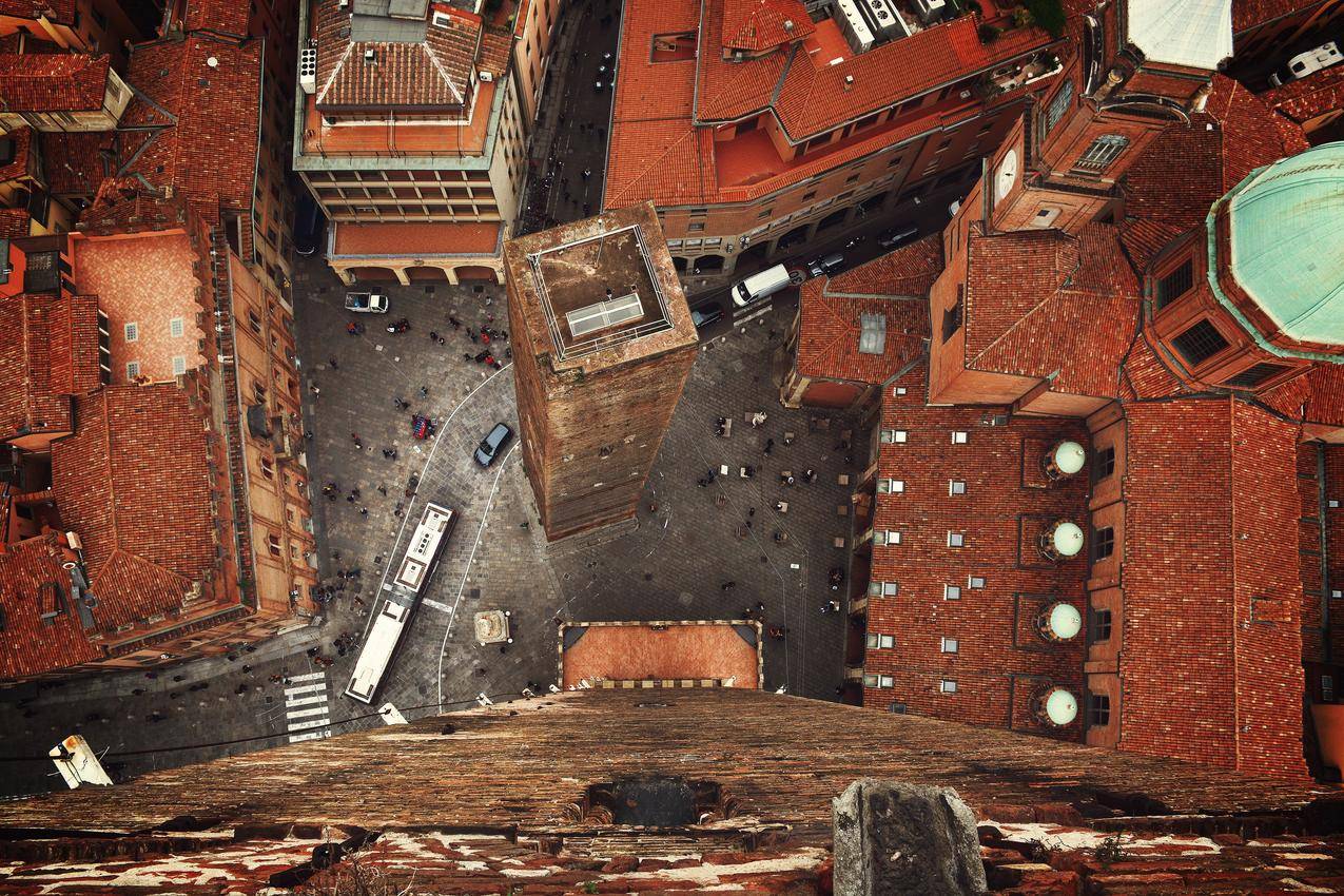 俯视摄影,国外城市建筑风光4K壁纸