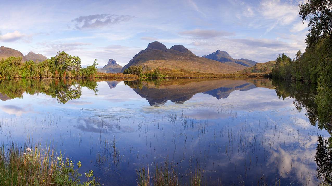 卡尔湖脊,苏格兰高地3840x2160风景壁纸
