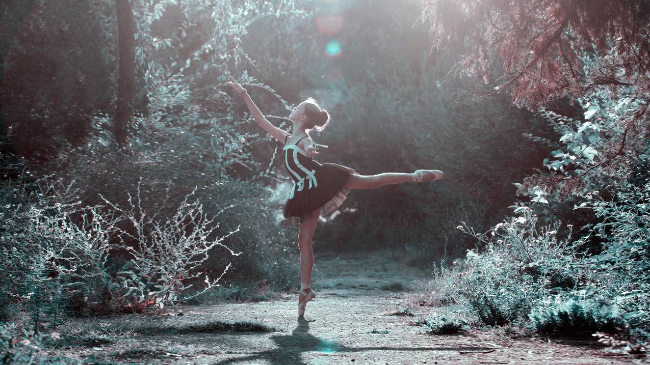芭蕾舞的姿势,女孩,双腿,跳舞,美丽,女人,5K美女壁纸