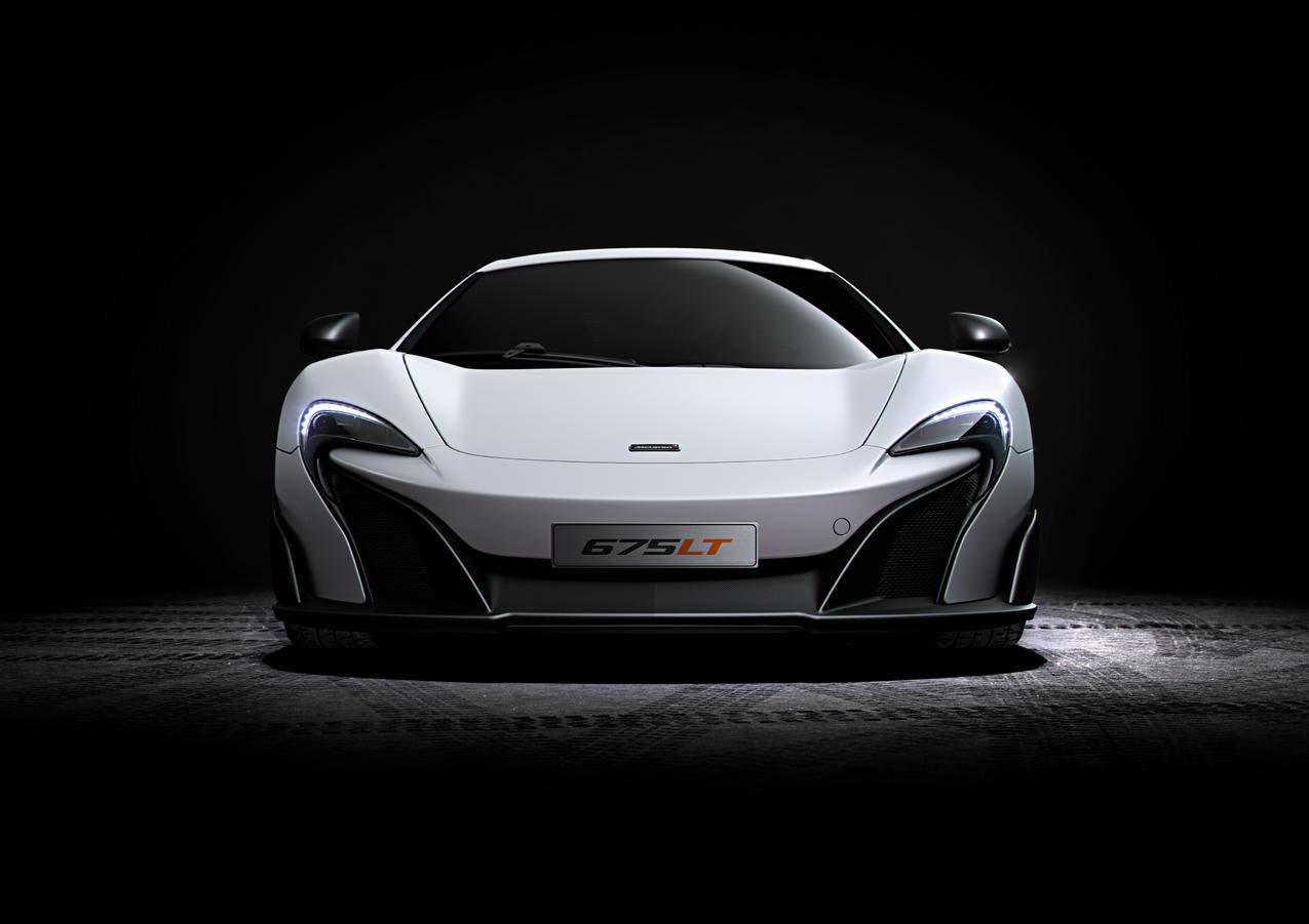 迈凯伦675LT,白色跑车4K壁纸