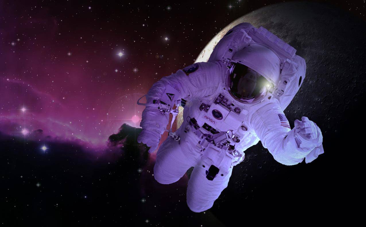 月球,宇航员,太空旅行,空间,4K图片