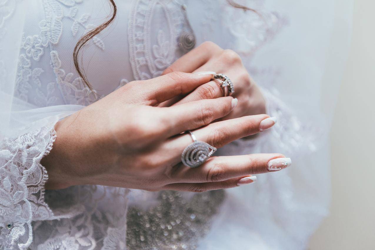 新娘,女孩,手,戒指,5K图片