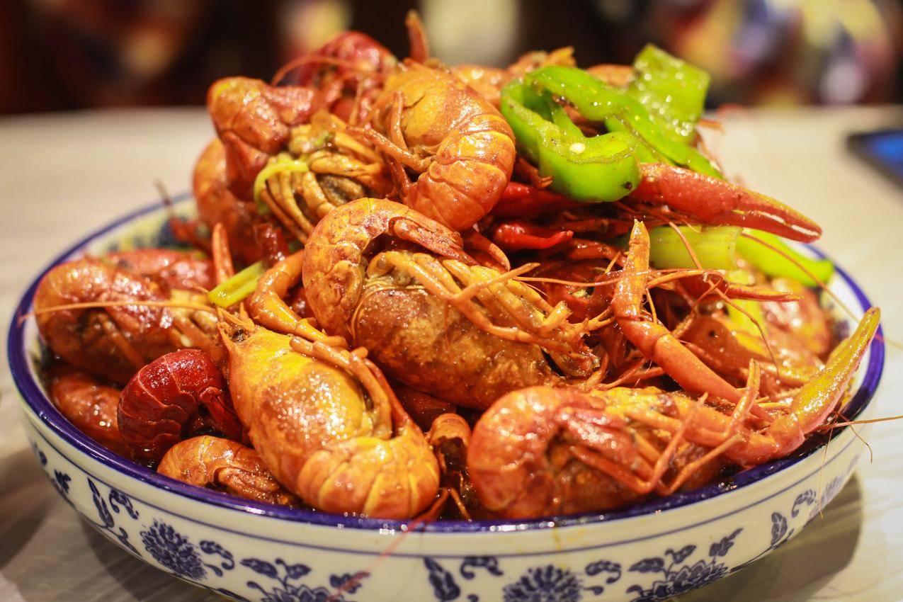 小龙虾,中国菜,龙虾,美食,夜宵,4K图片
