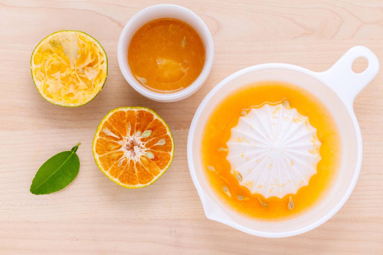 小清新水果橙汁饮料4k图片