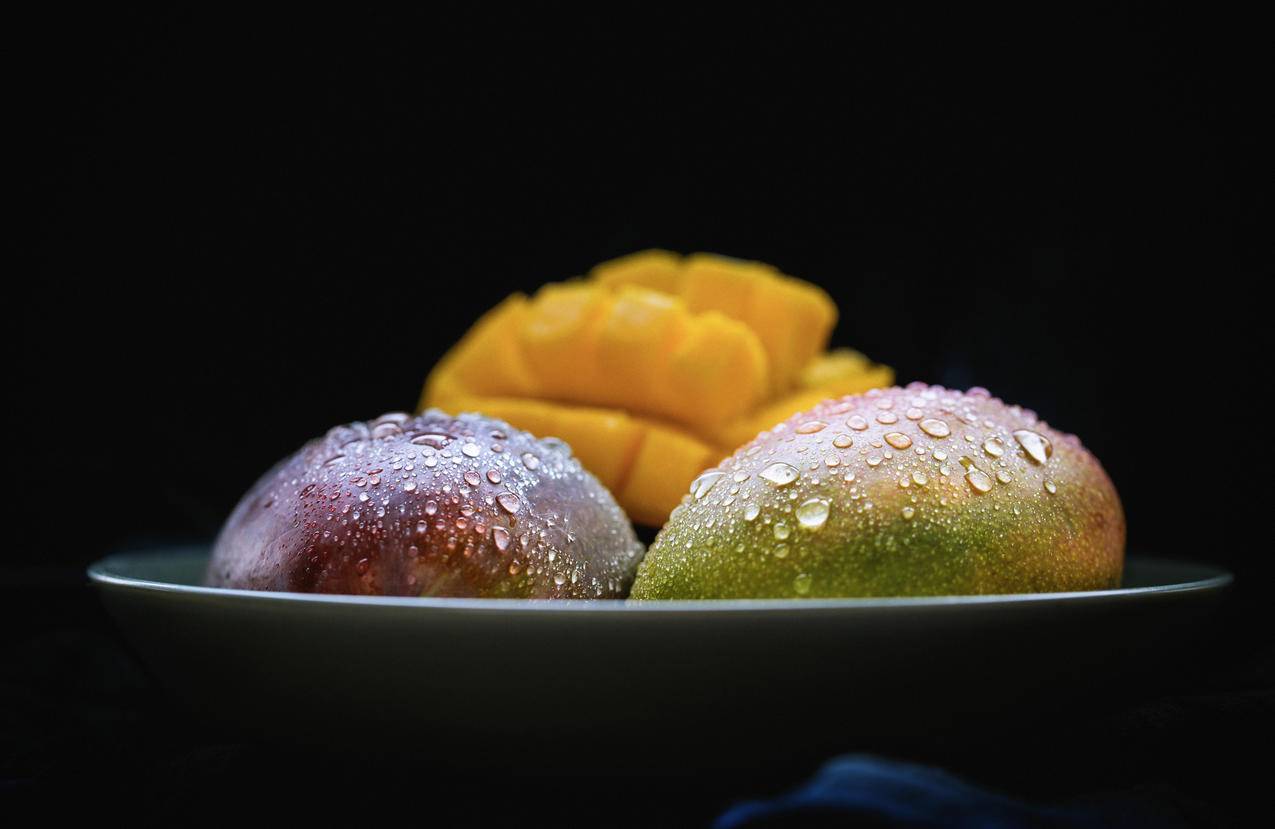 水灵的芒果4k图片