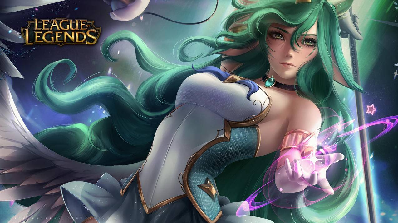 lol星之守护者索拉卡star guardian soraka 英雄联盟4k壁纸3840x2160