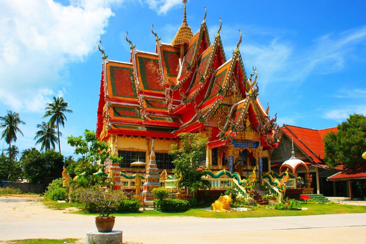 泰国佛教寺院风景图片