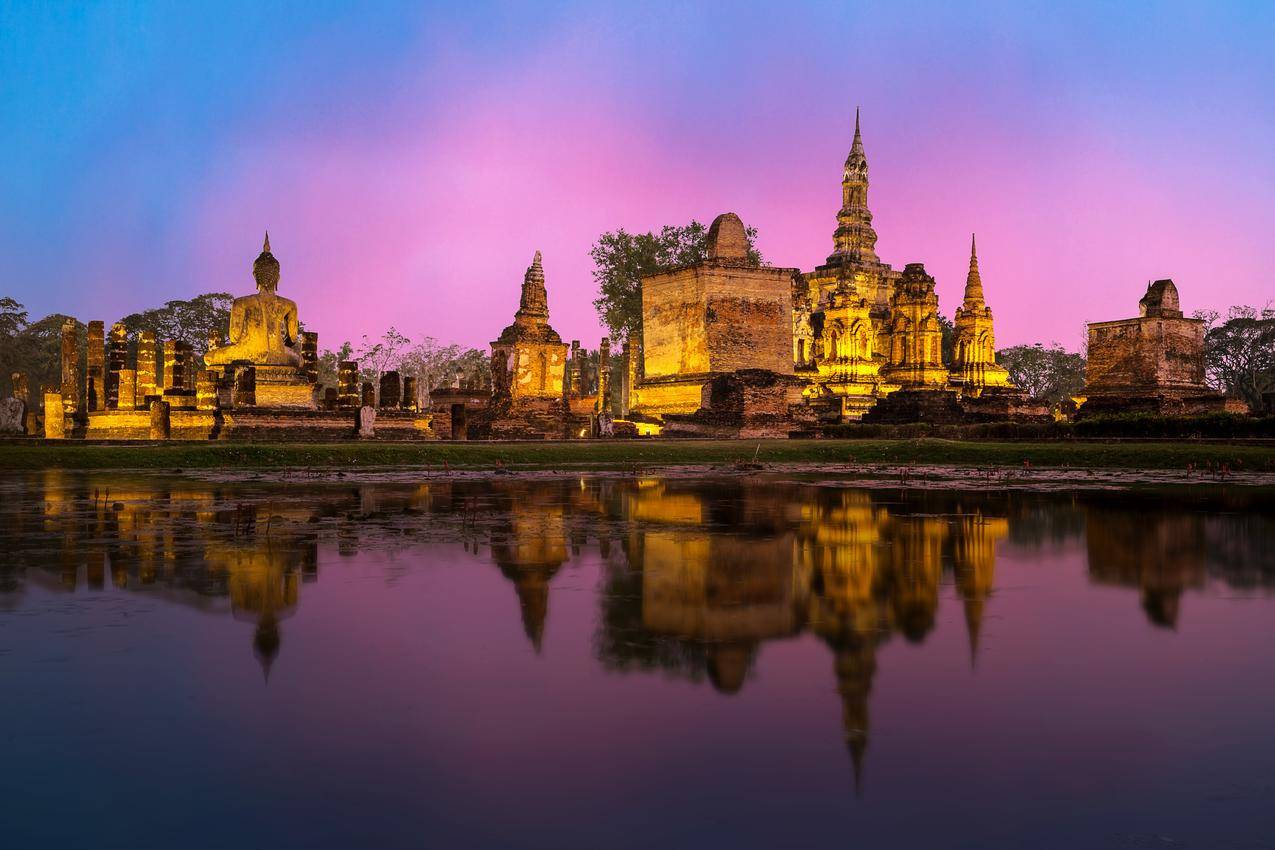 曼谷,佛,寺院,5K图片