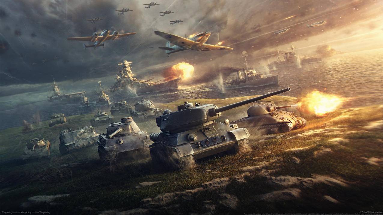《坦克世界（Wargaming）》,4K高清游戏壁纸