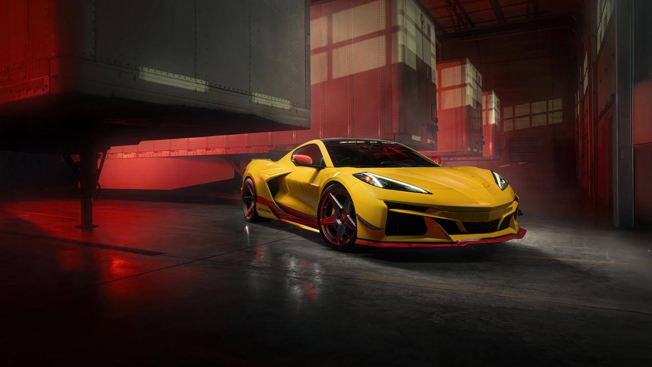 克尔维特Z06 Chevrolet Corvette Z06 4k跑车壁纸