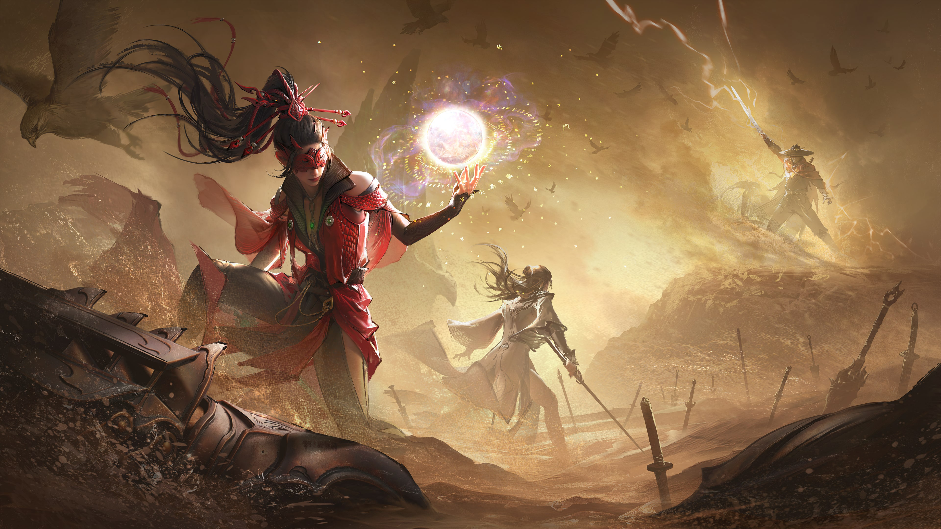 永劫无间,宁红夜,4K游戏壁纸,3840x2160