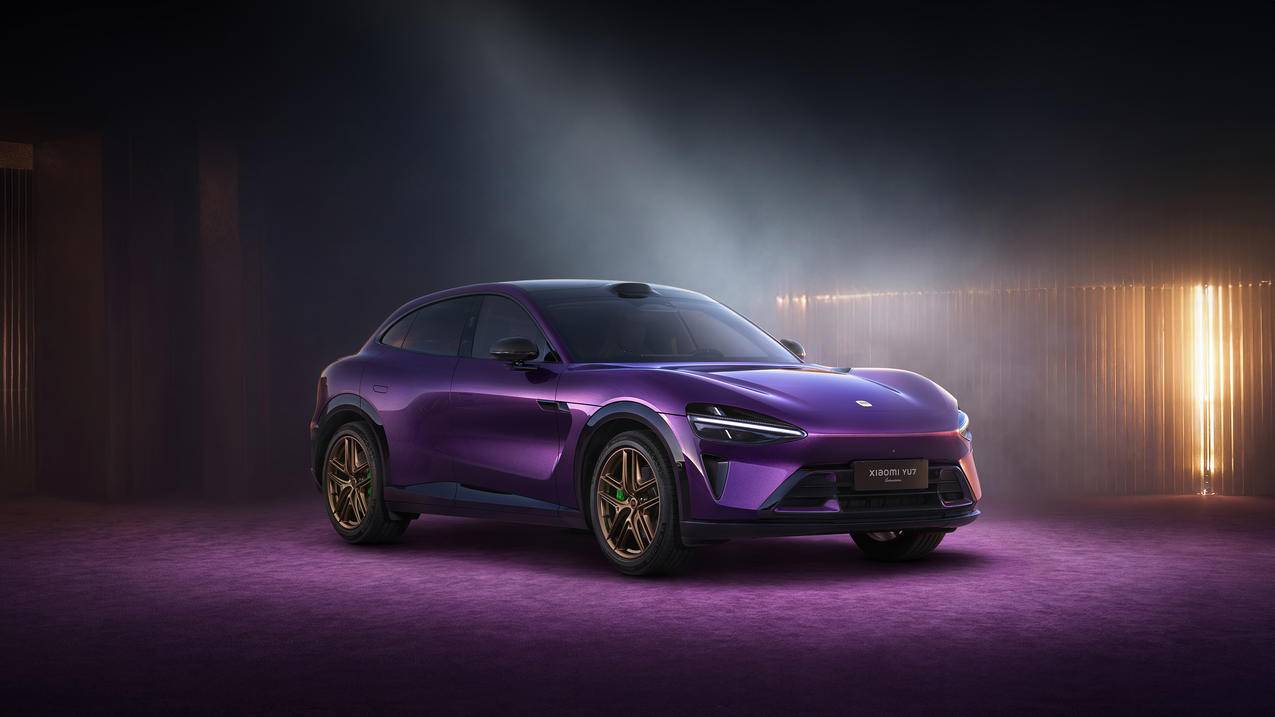 小米YU7紫水晶4K壁纸3840x2160