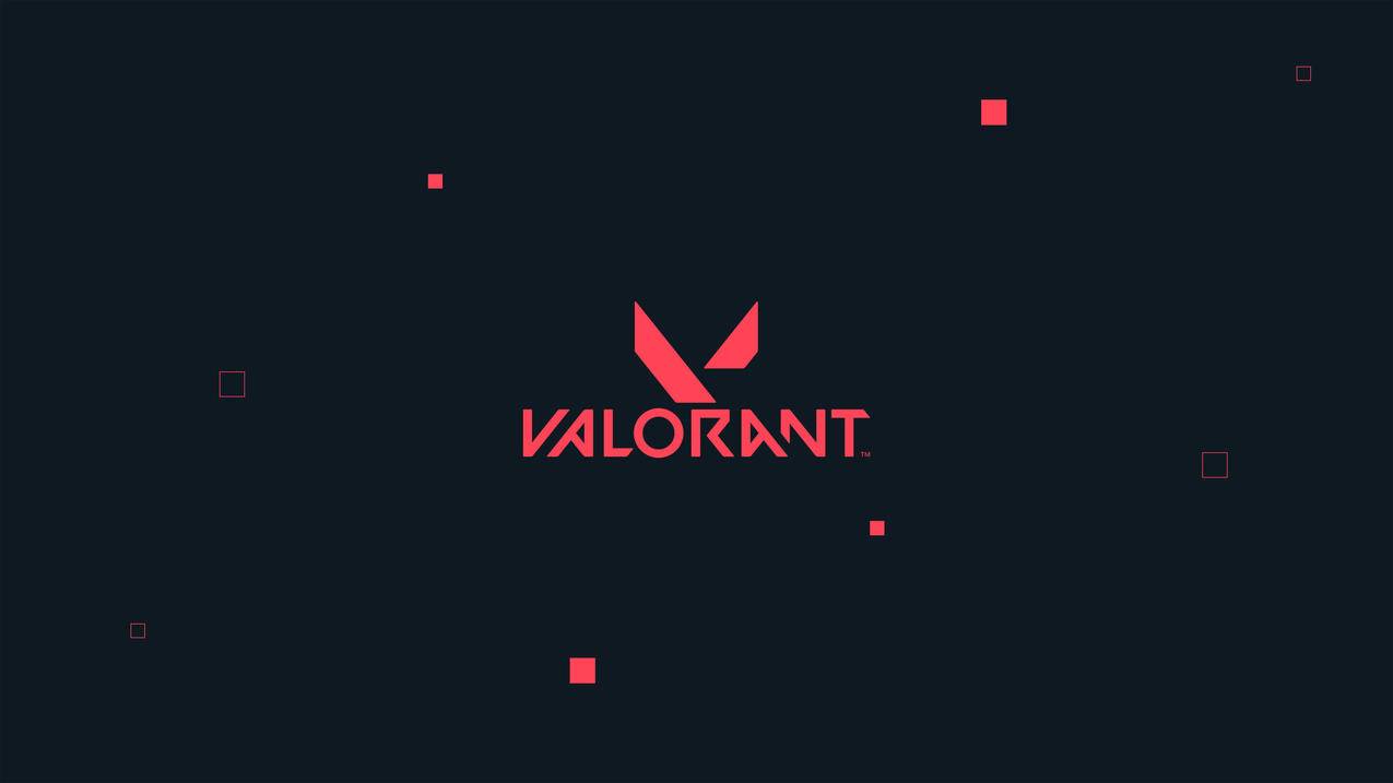 拳头FPS2020《Valorant》黑粉logo,4K游戏高清壁纸