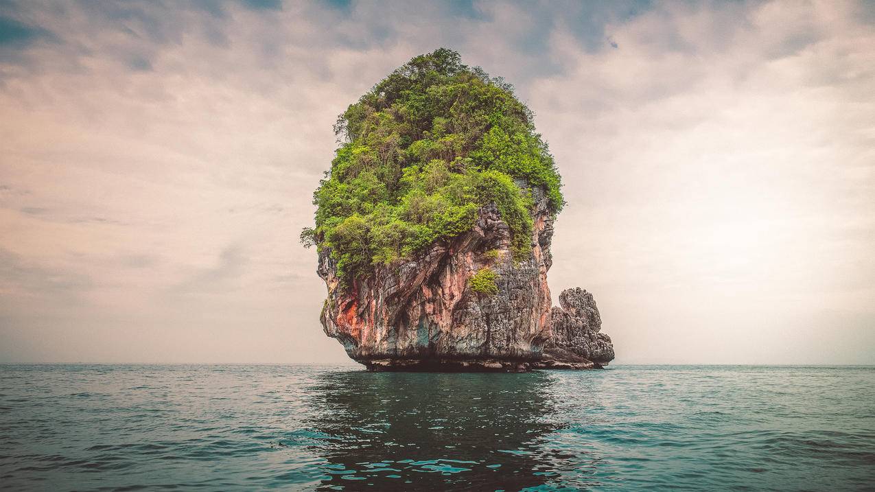 泰国,孤独的岛屿,4k风景高清壁纸