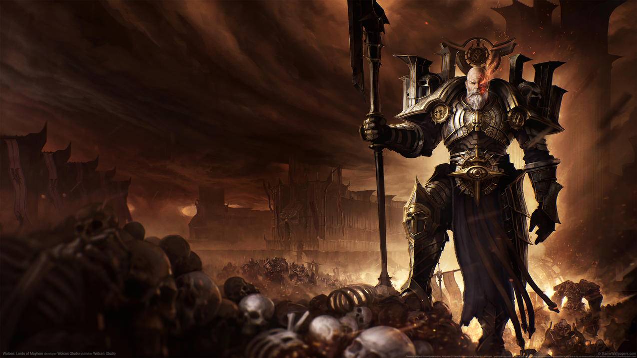 《破坏领主Wolcen,Lords,of,Mayhem》骷髅,城堡,战斧,4K高清游戏图片