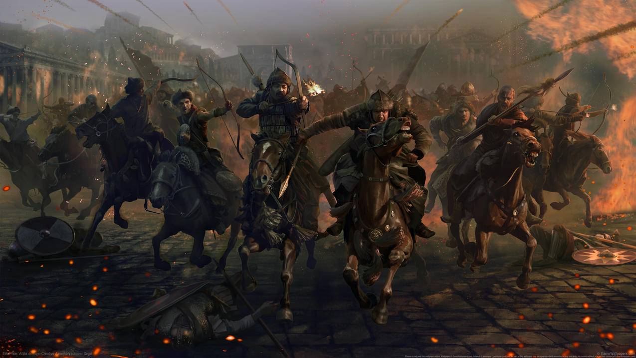 《阿提拉:全面战争/Total,War Attila》,4K游戏高清壁纸