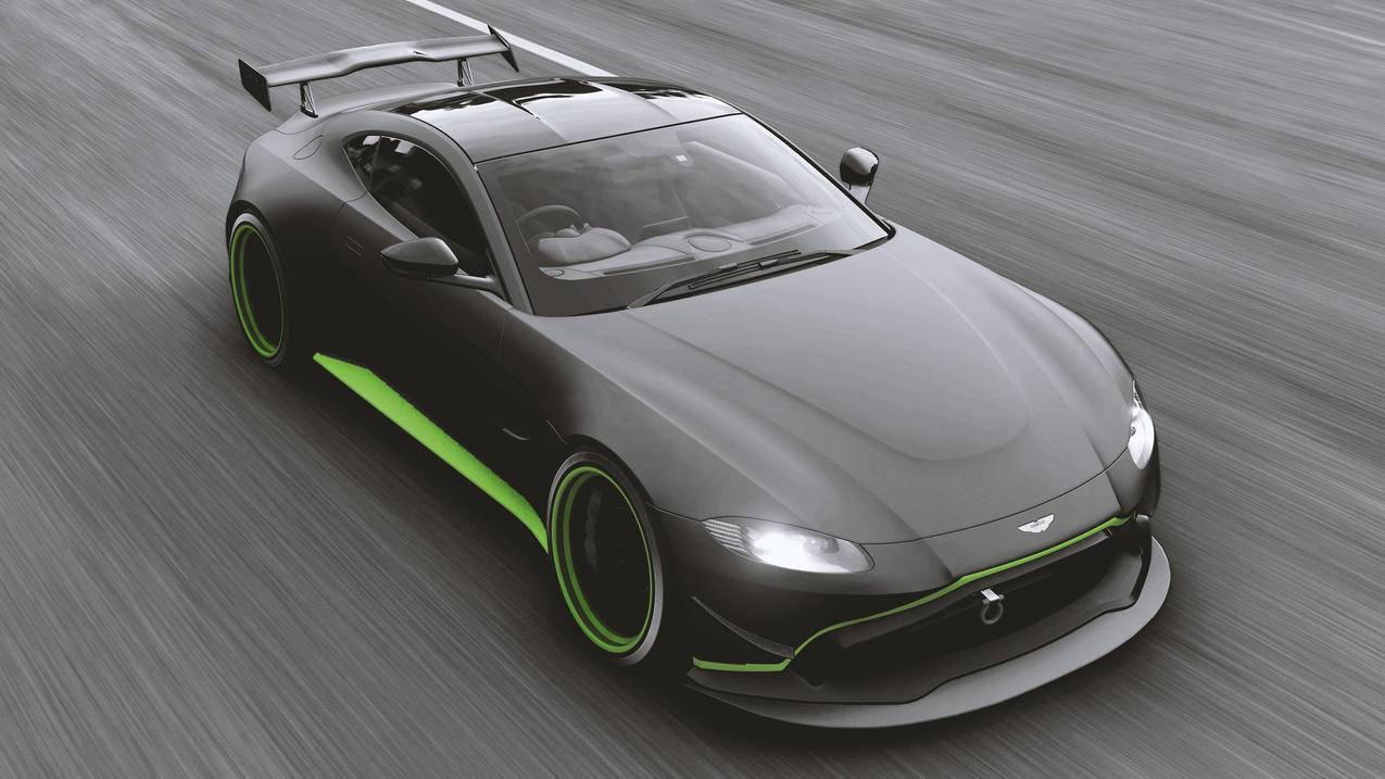 《极限竞速地平线4-Forza,Horizon,4》黑色车,4K高清壁纸