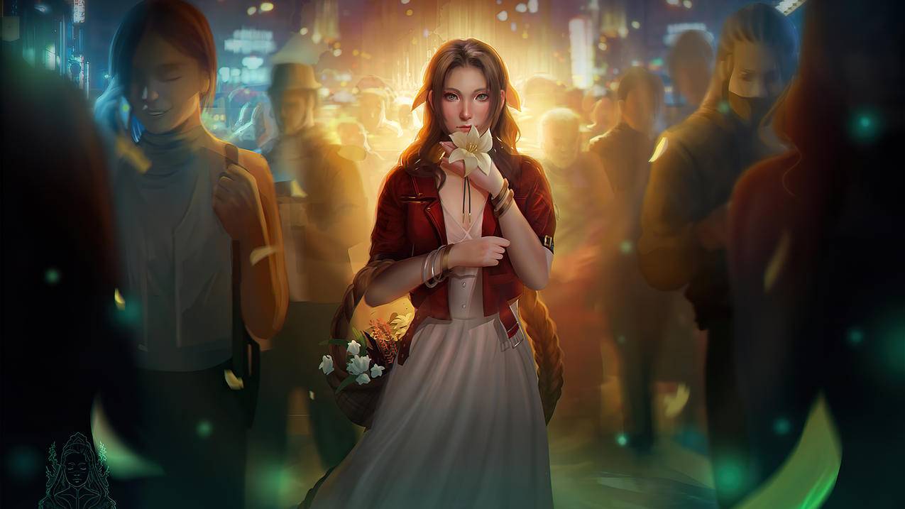 艾瑞丝・盖恩斯巴勒《最终幻想Ⅶ》2020,4K游戏高清壁纸
